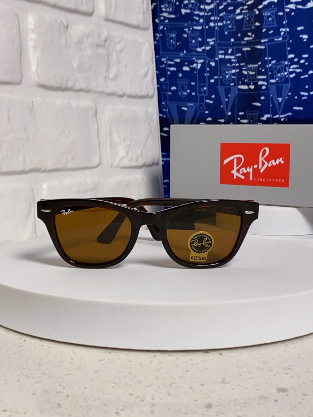 Ray-Ban RB0707SF Aviator Brown Lens Sunglasses for Men - 359011 - detail image 2