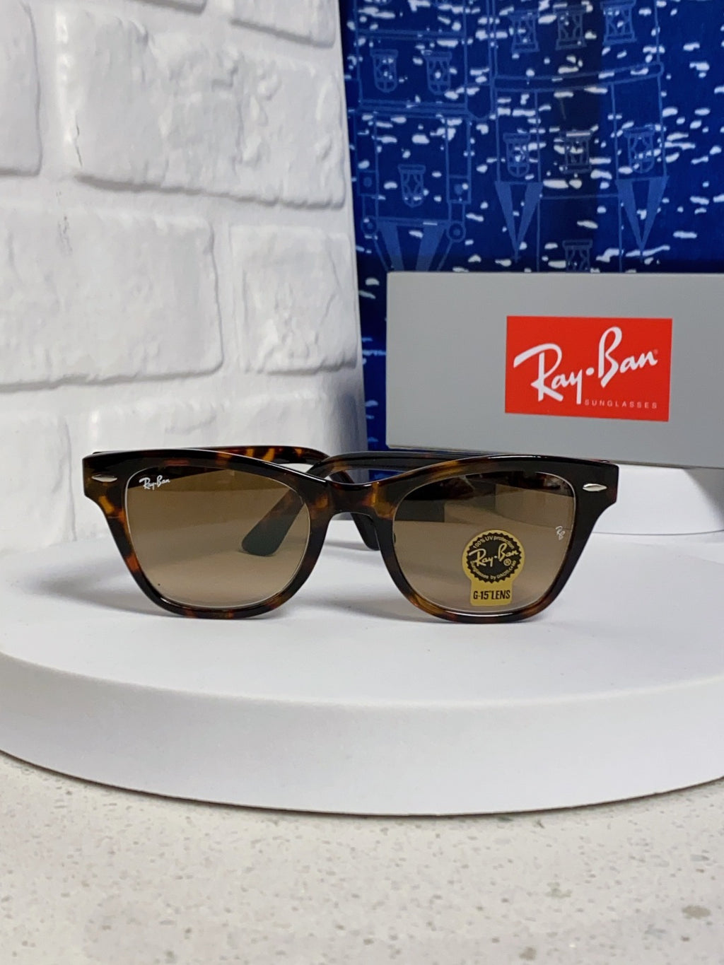 Ray-Ban RB0707SF Aviator Brown Lens Sunglasses for Men - 359012