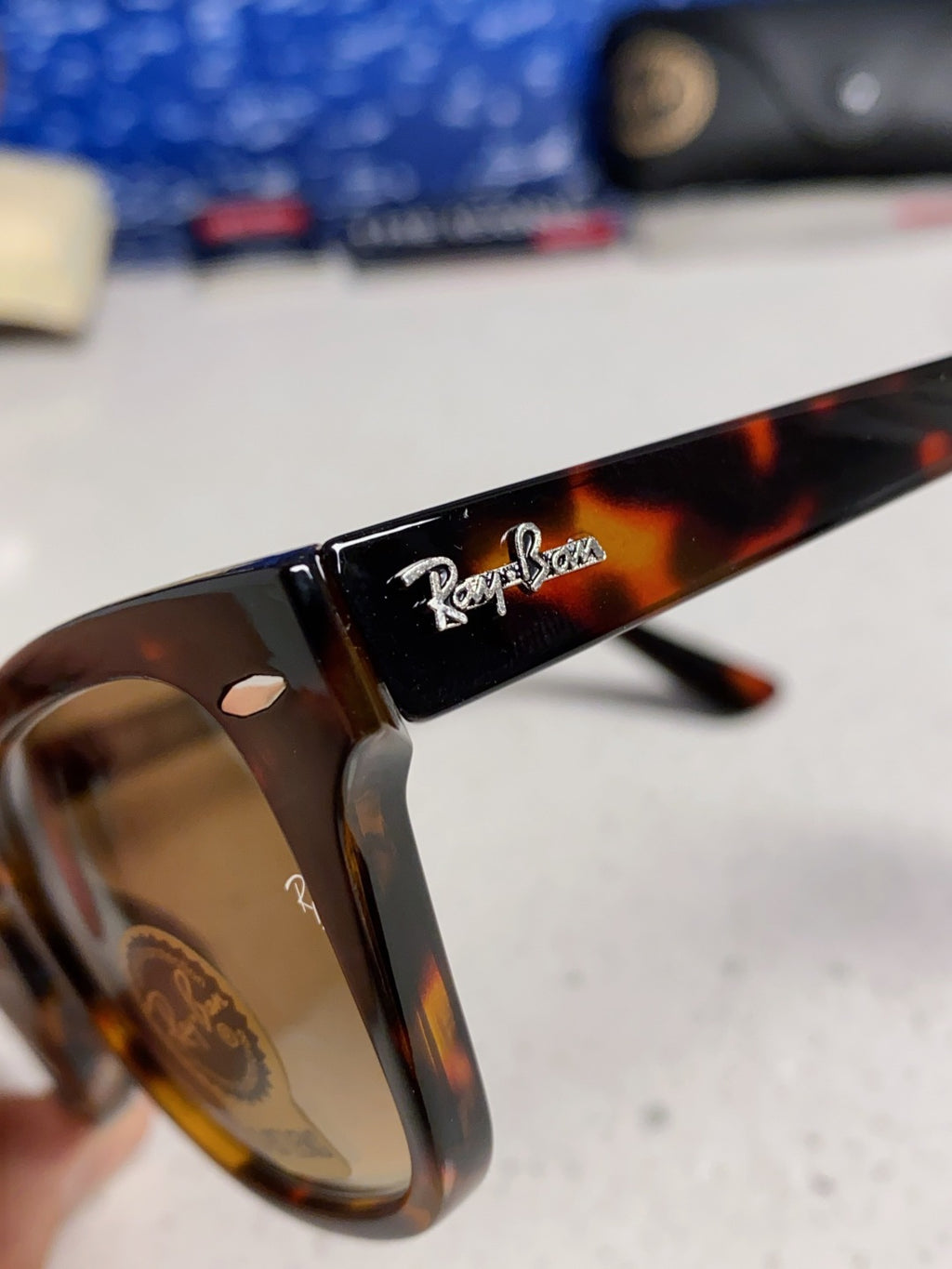 Ray-Ban RB0707SF Aviator Brown Lens Sunglasses for Men - 359012 - detail image 6