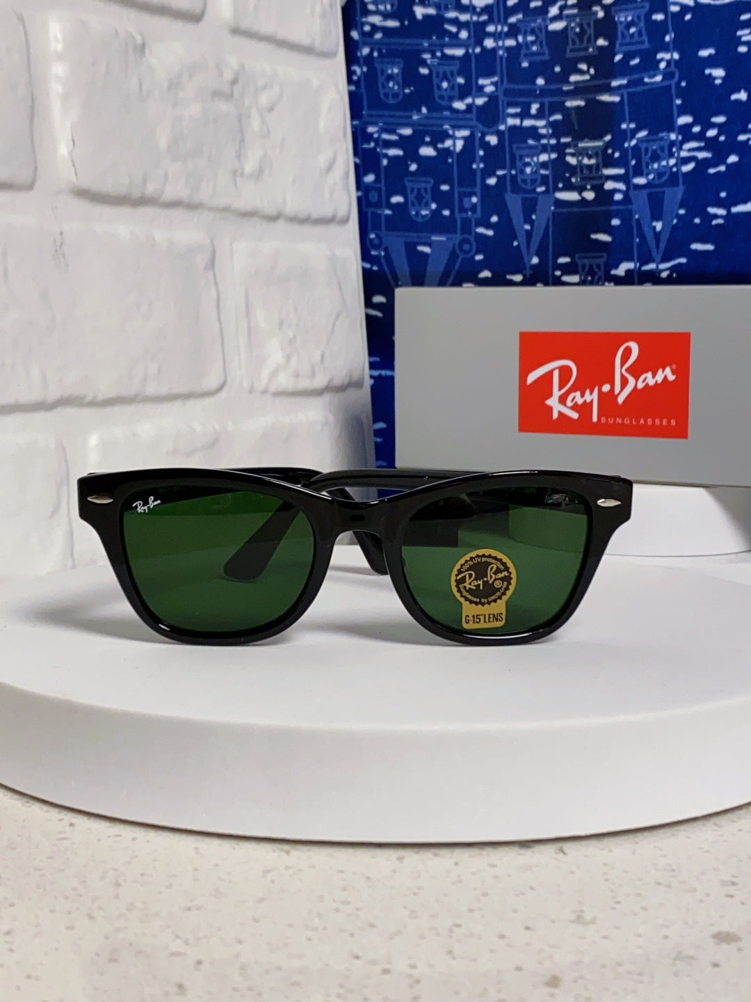 Ray-Ban RB0707SF Aviator Black Lens Sunglasses for Men - 488241 - detail image 2