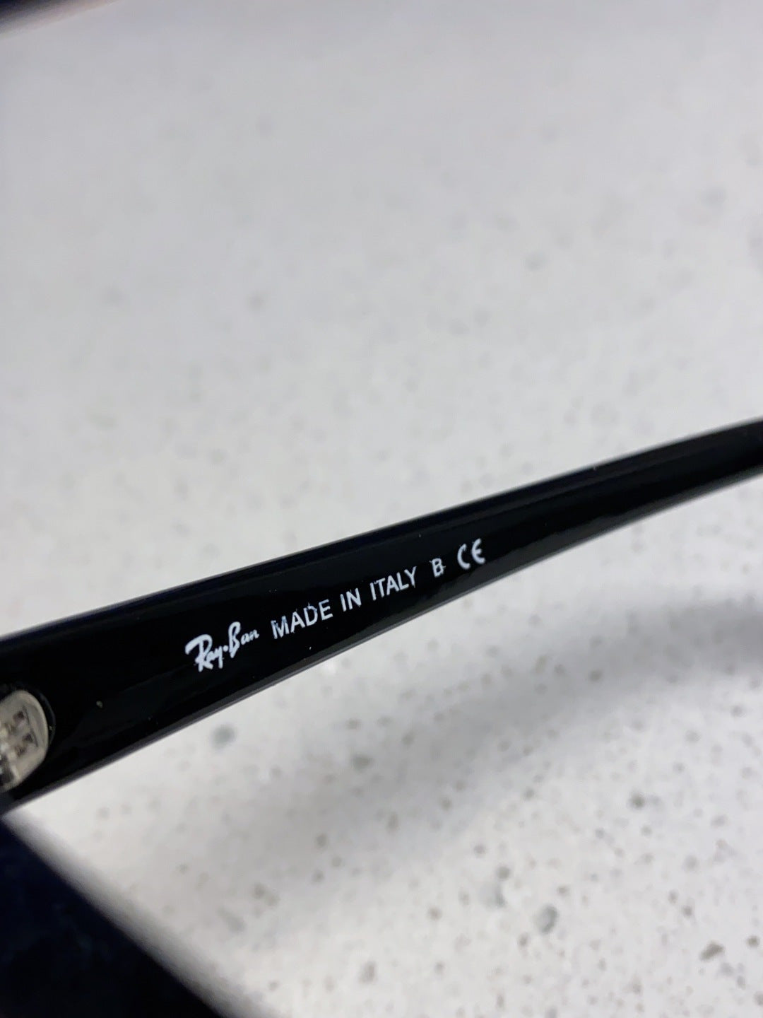 Ray-Ban RB0707SF Aviator Black Lens Sunglasses for Men - detail image 8