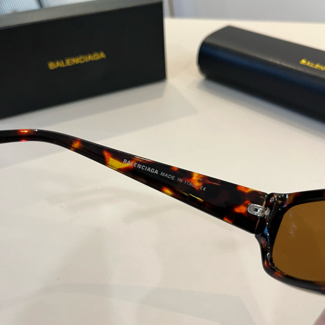 Balenciaga Rectangular Brown Lens Sunglasses for Men & Women - 432548 - detail image 9