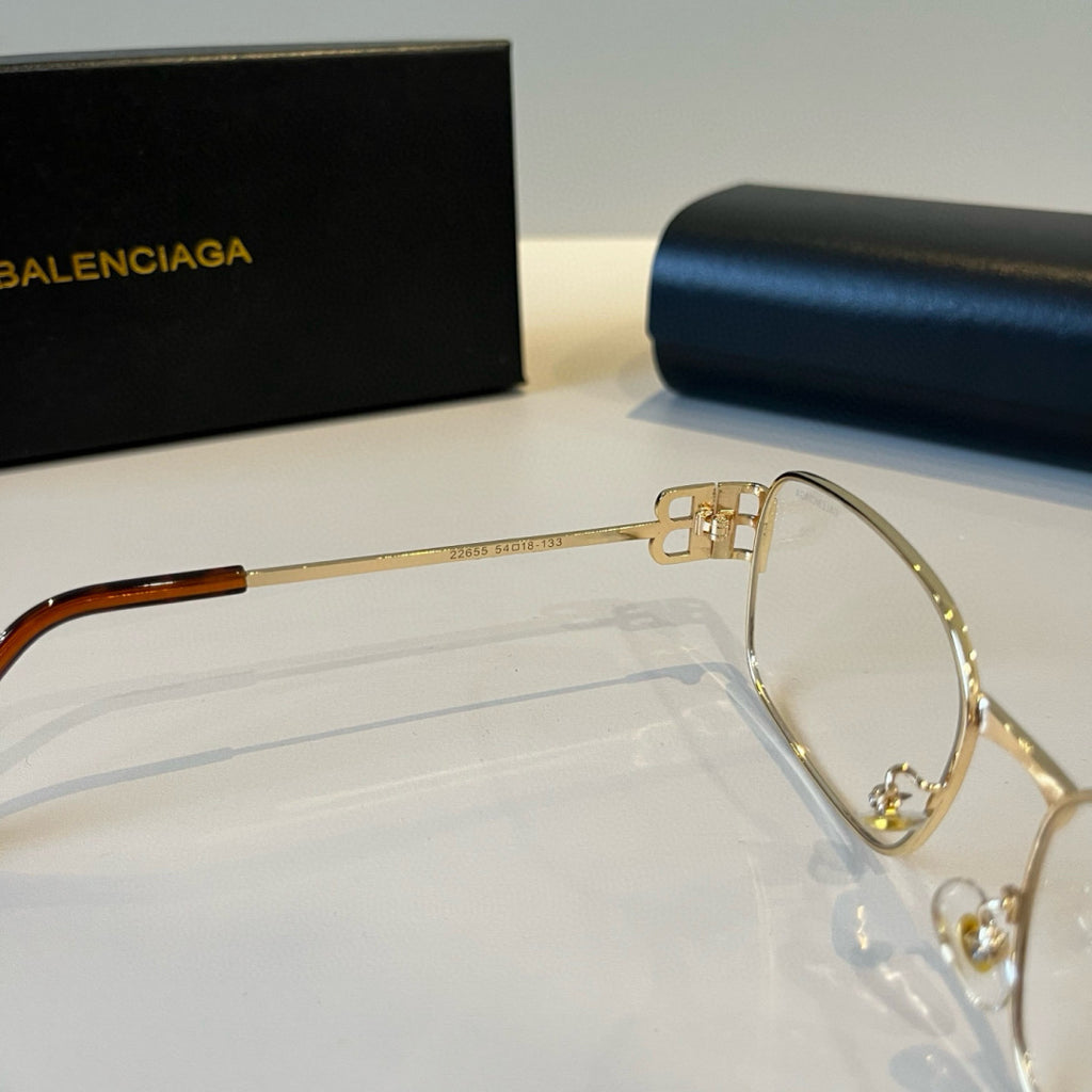 Balenciaga Rectangular Silver Lens Sunglasses for Men & Women - 382931 - detail image 5