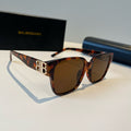 Balenciaga Folding Square Black Lens Sunglasses for Men & Women - 416141