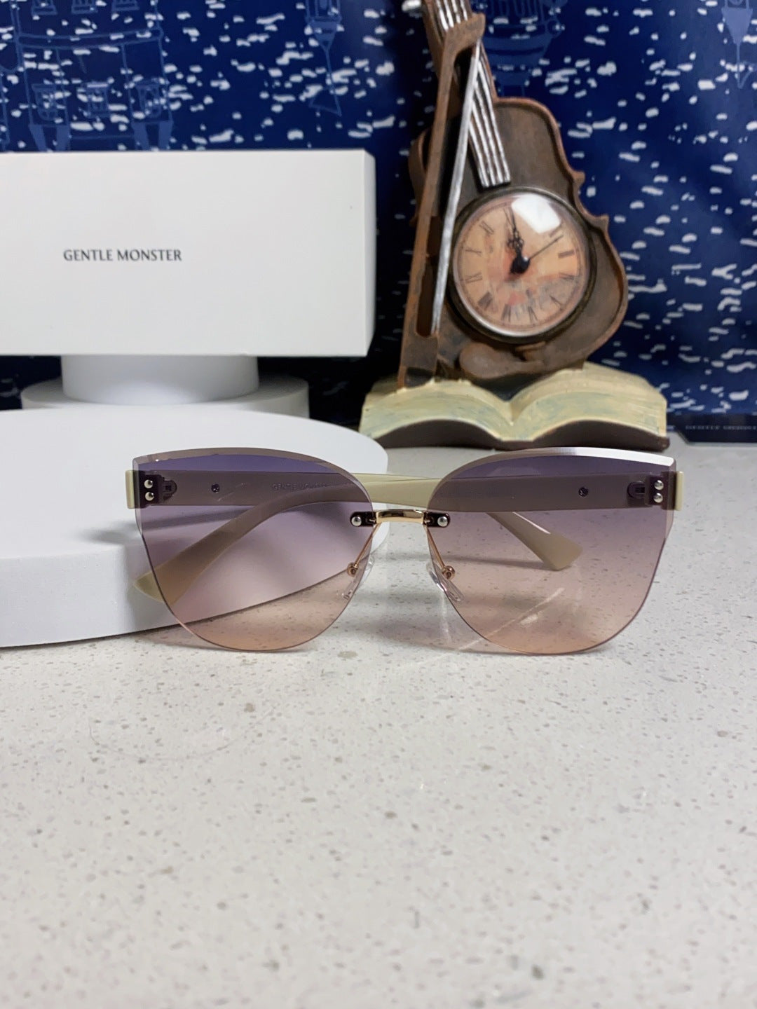 Gentle Monster 8194 Lightweight Rimless Silver Lens Sunglasses for Wo - 935508 - detail image 9