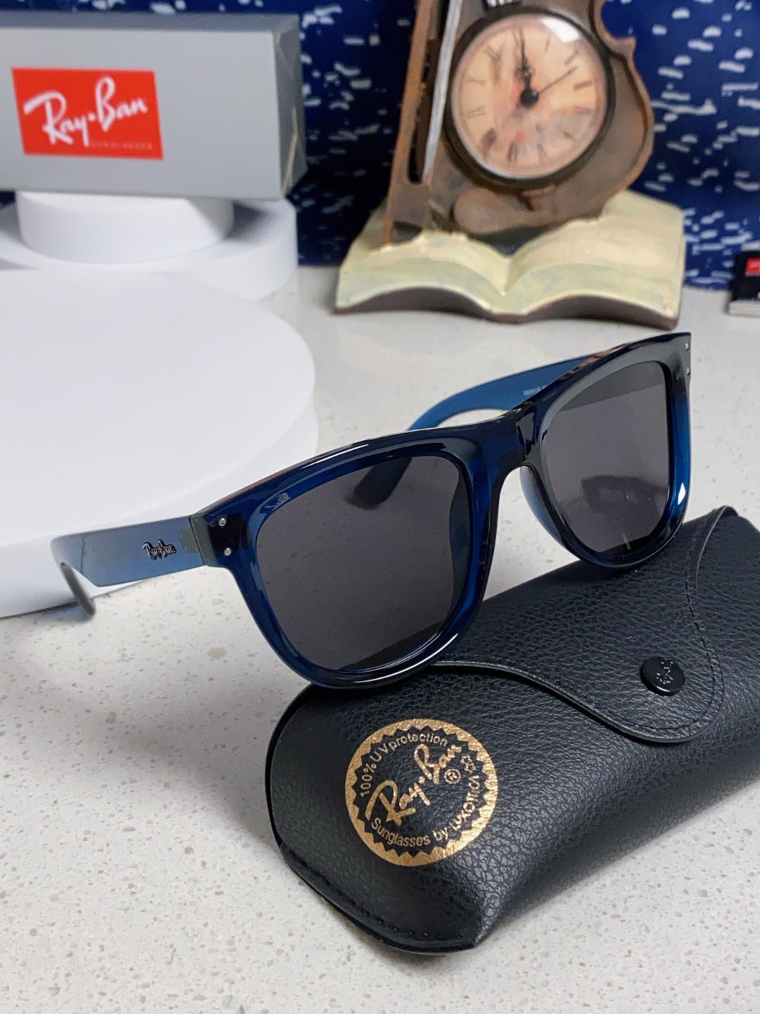 Ray-Ban RBR0503S Square Black Lens Sunglasses for Men & Women - 372701 - detail image 10