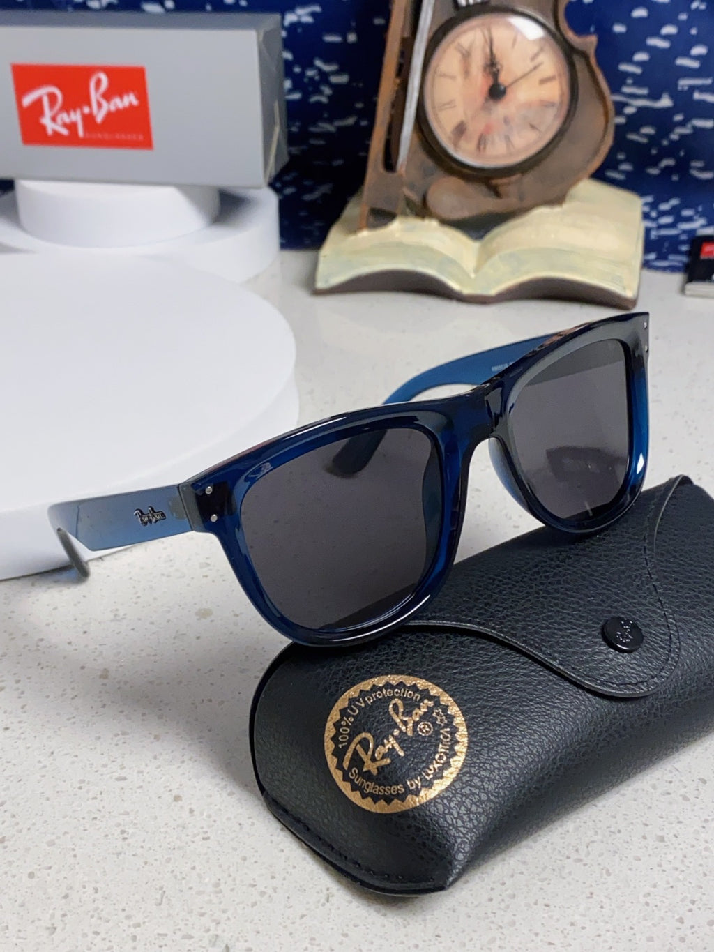 Ray-Ban RBR0503S Square Black Lens Sunglasses for Men & Women - 935616 - detail image 10