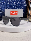 Ray-Ban RBR0503S Square Black Lens Sunglasses for Men & Women - 935617