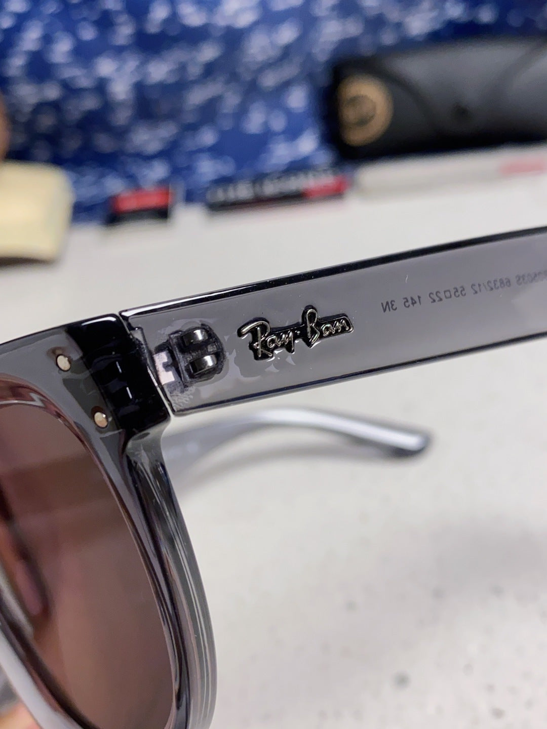 Ray-Ban RBR0503S Square Black Lens Sunglasses for Men & Women - 935617 - detail image 7