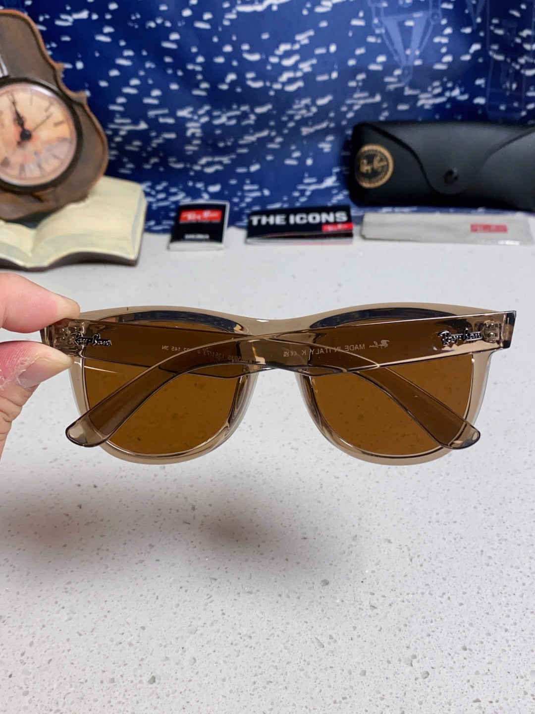 Ray-Ban RBR0503S Square Brown Lens Sunglasses for Men & Women - 935618 - detail image 5
