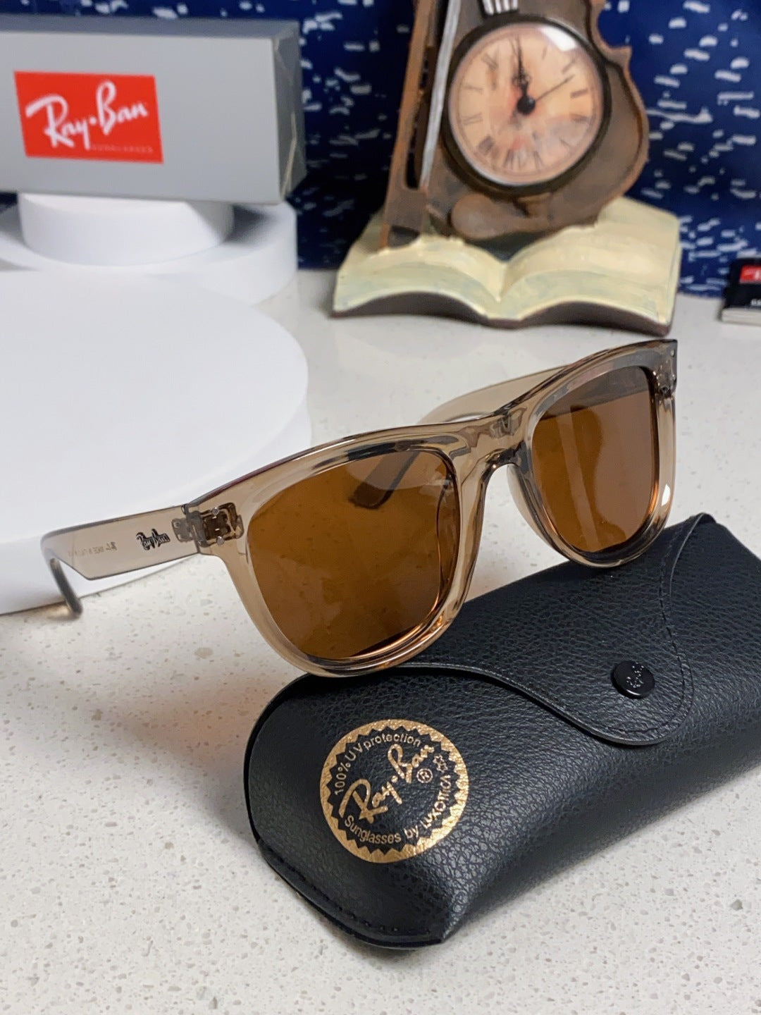 Ray-Ban RBR0503S Square Brown Lens Sunglasses for Men & Women - 935618 - detail image 10