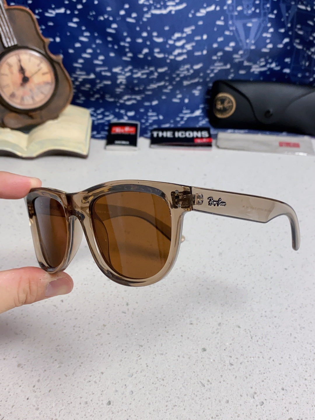 Ray-Ban RBR0503S Square Brown Lens Sunglasses for Men & Women - 935618 - detail image 6