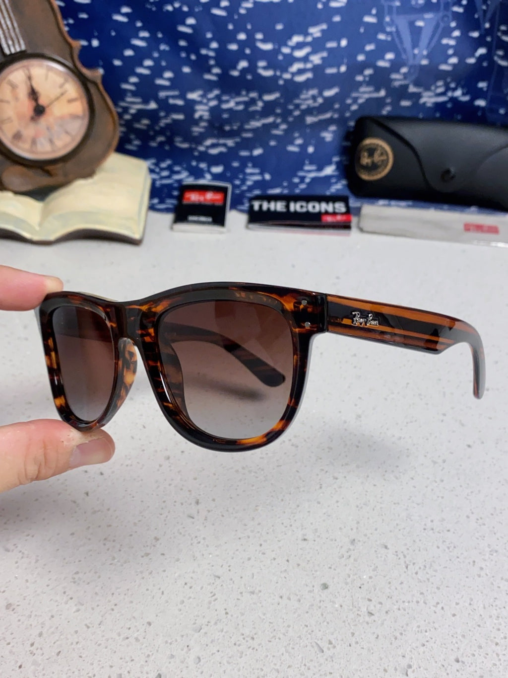 Ray-Ban RBR0503S Square Red Lens Sunglasses for Men & Women - 935619 - detail image 6