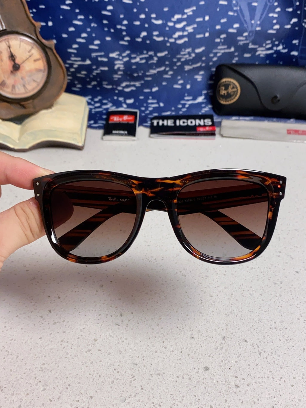 Ray-Ban RBR0503S Square Red Lens Sunglasses for Men & Women - 935619 - detail image 4