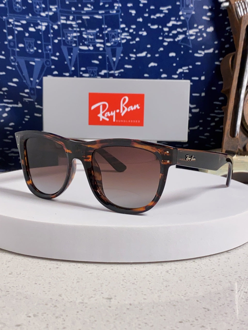 Ray-Ban RBR0503S Square Red Lens Sunglasses for Men & Women - 935619