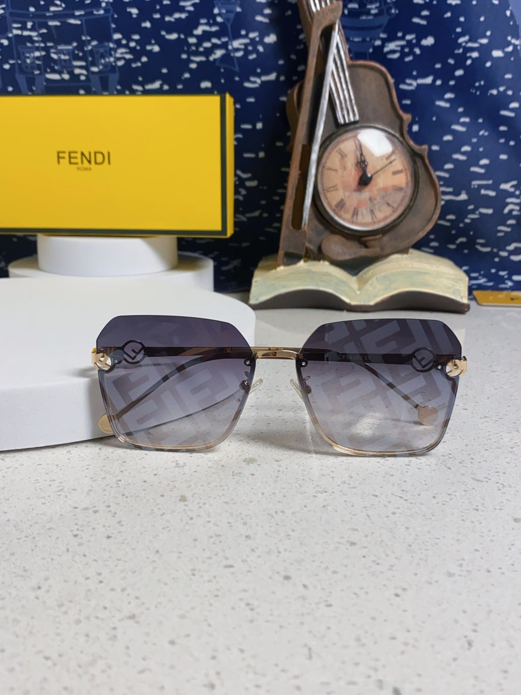 Fendi Fashion Silver Lens Sunglasses for Men & Women - 372468 - detail image 8