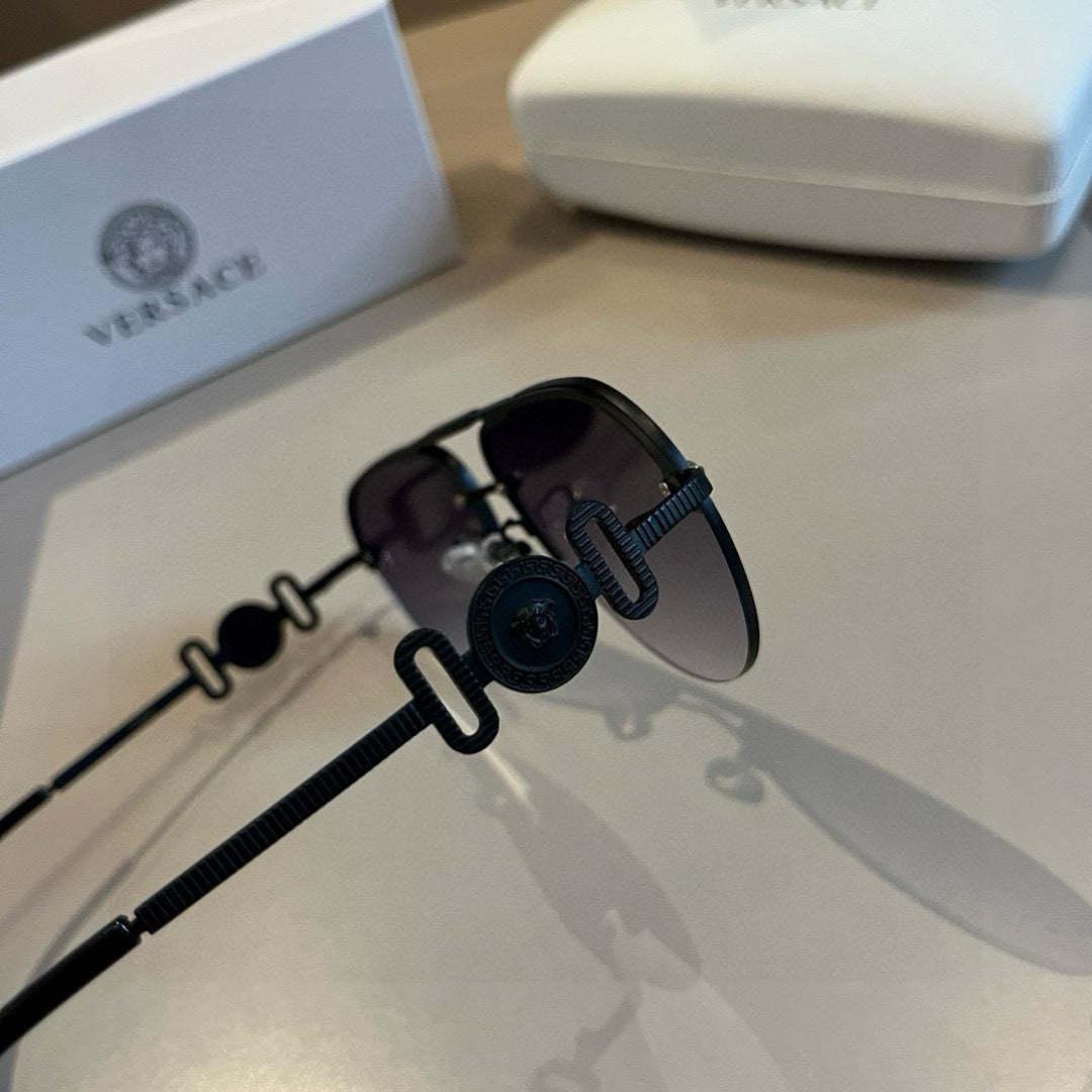 Versace Polarized Fashion Silver Lens Sunglasses for Men & Women - 432772
