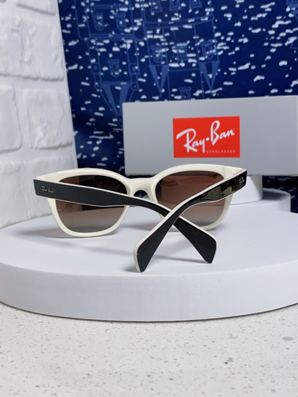 Ray-Ban RB0880 Square Silver Lens Sunglasses for Men & Women - detail image 3