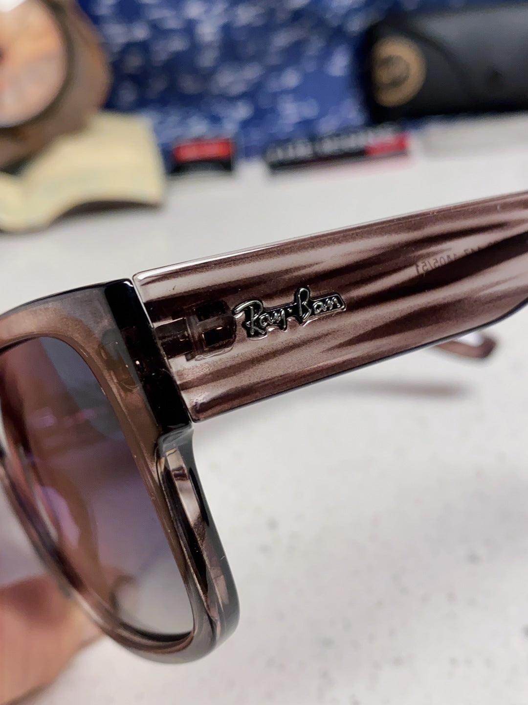 Ray-Ban RB0360 Square Gray Lens Sunglasses for Men & Women - detail image 7