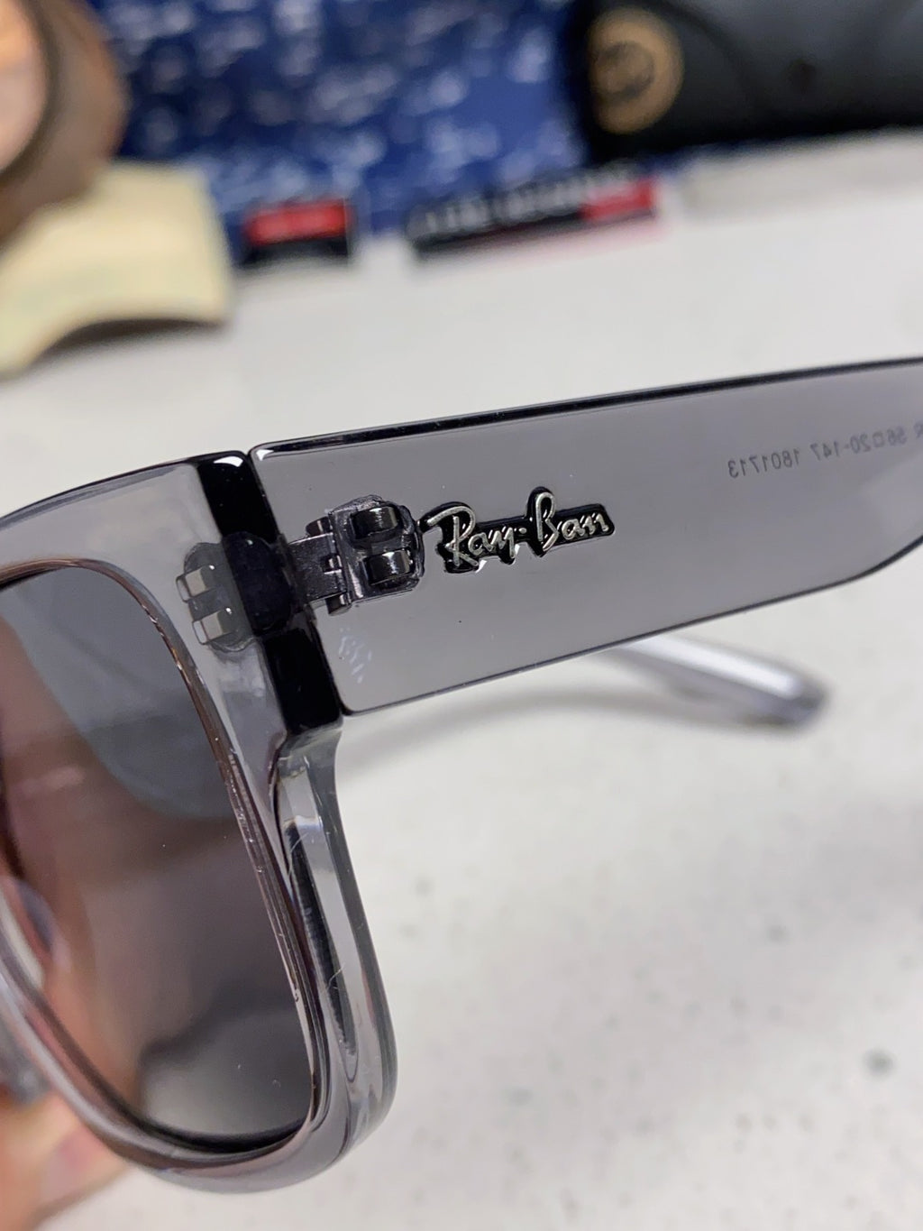 Ray-Ban RB0360 Square Black Lens Sunglasses for Men & Women - 383150 - detail image 7