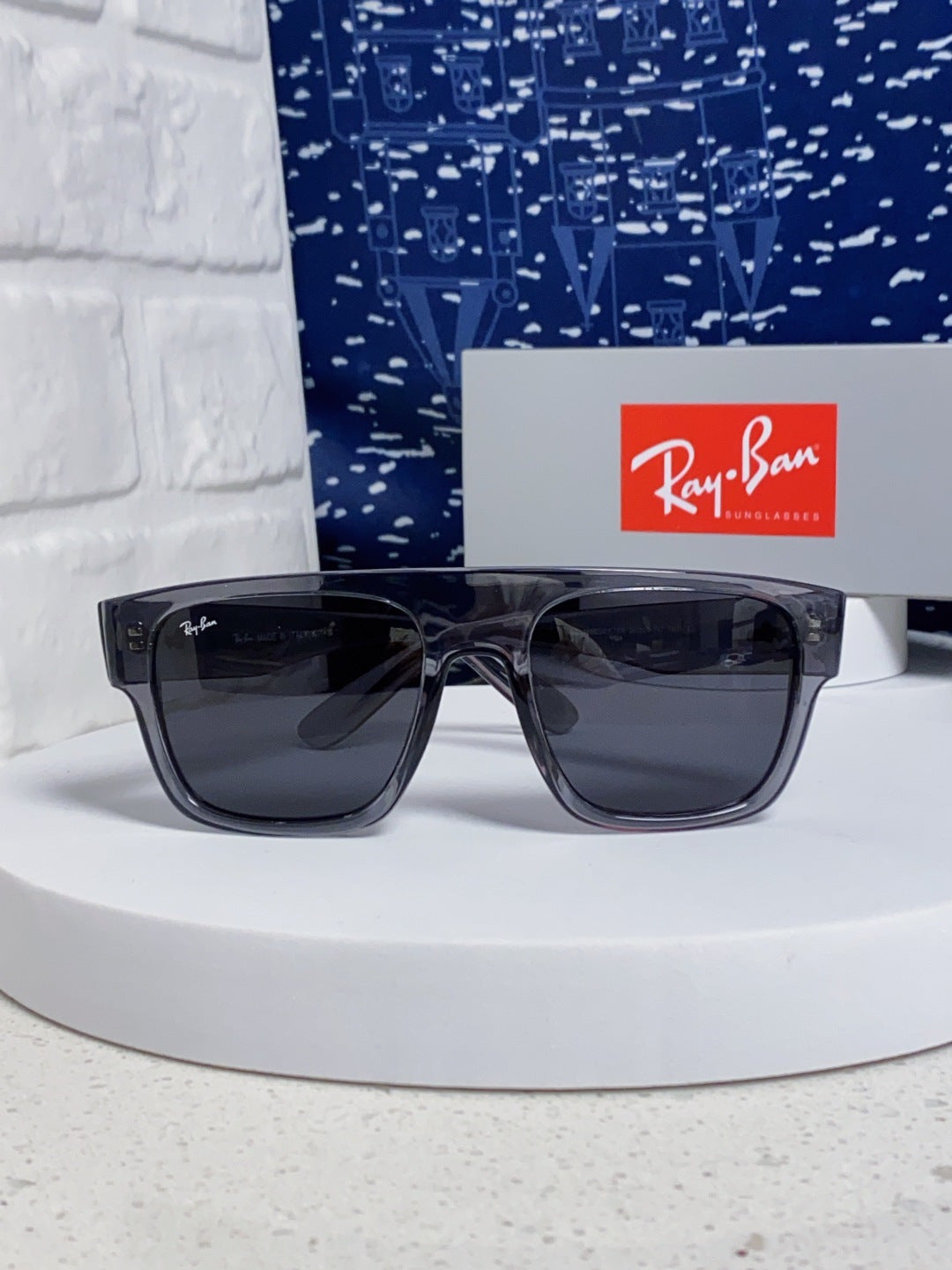 Ray-Ban RB0360 Square Black Lens Sunglasses for Men & Women - 383150 - detail image 2