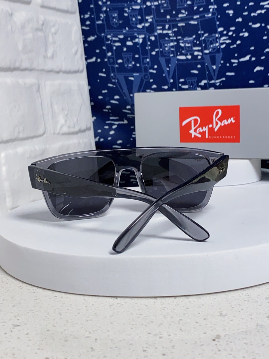 Ray-Ban RB0360 Square Black Lens Sunglasses for Men & Women - 383150 - detail image 3