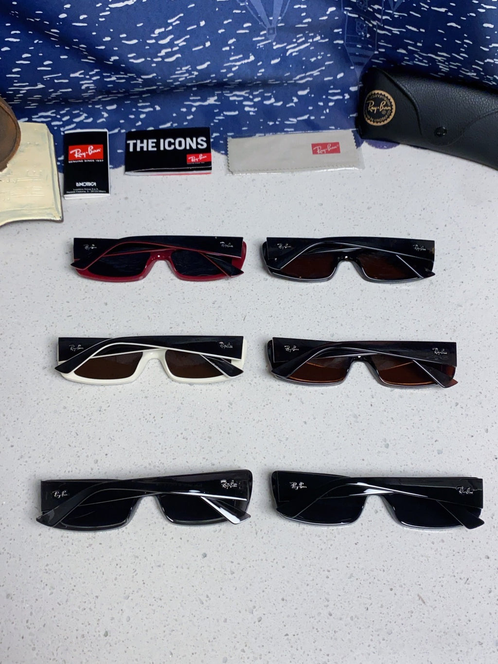 Ray-Ban RB4425 Square Black Lens Sunglasses for Men & Women - 383164 - detail image 10