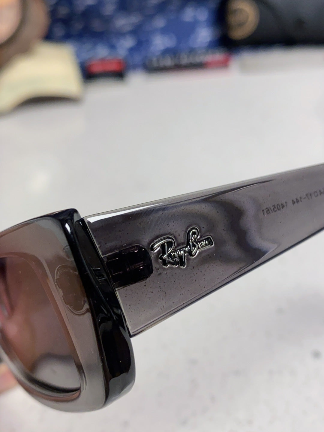Ray-Ban RB4425 Square Black Lens Sunglasses for Men & Women - 383164 - detail image 6