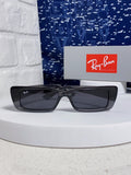 Ray-Ban RB4425 Square Black Lens Sunglasses for Men & Women - 383164