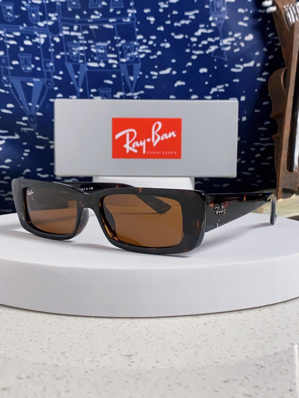 Ray-Ban RB4425 Square Brown Lens Sunglasses for Men & Women - 383165