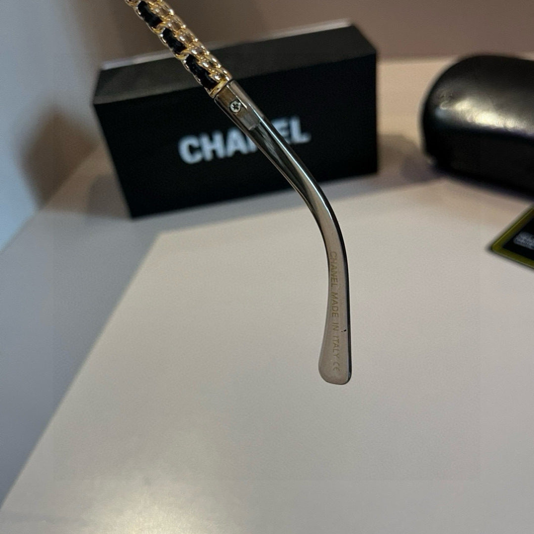 Chanel Square Gold Lens Sunglasses for Men & Women - 382277 - detail image 6