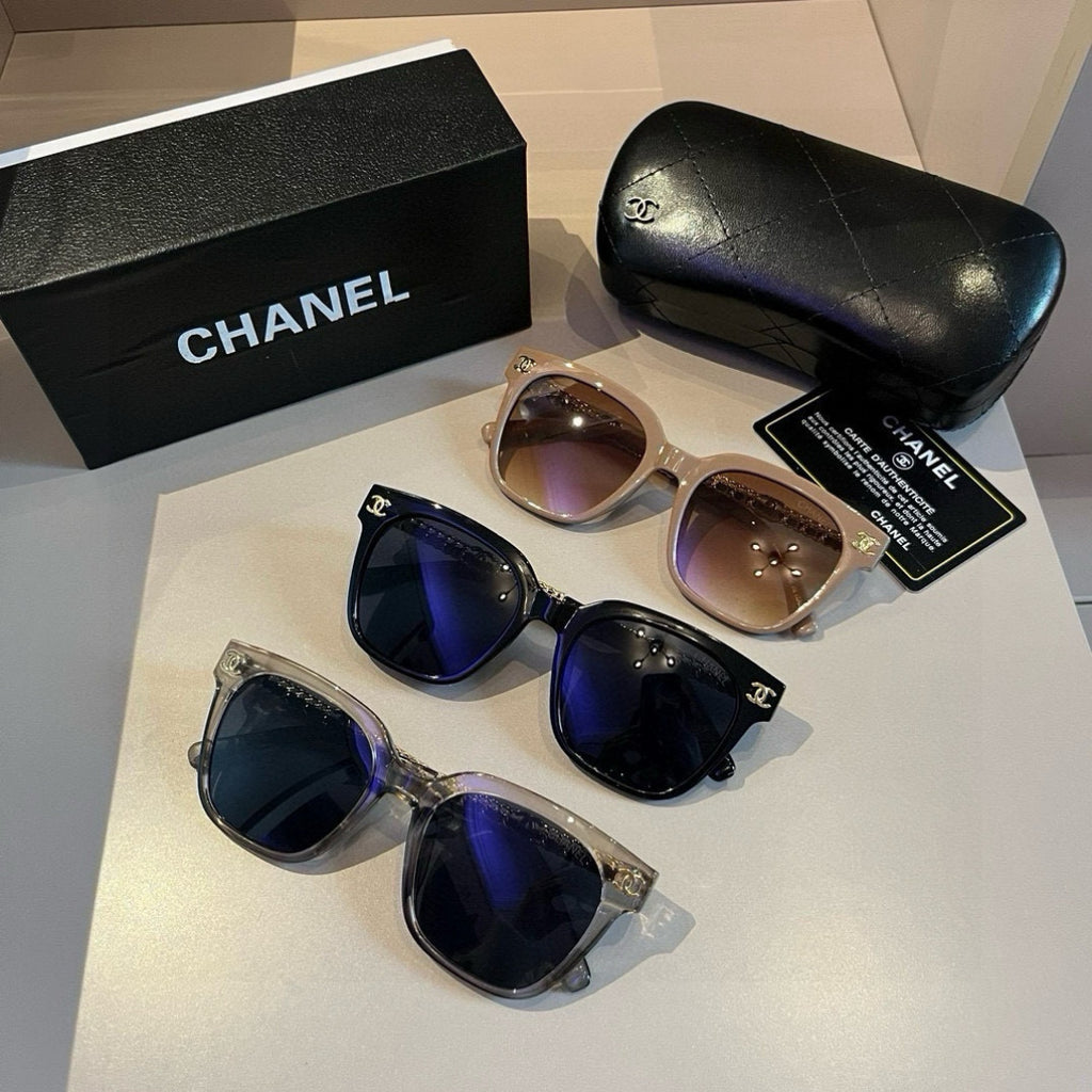 Chanel Square Gold Lens Sunglasses for Men & Women - 382277 - detail image 9