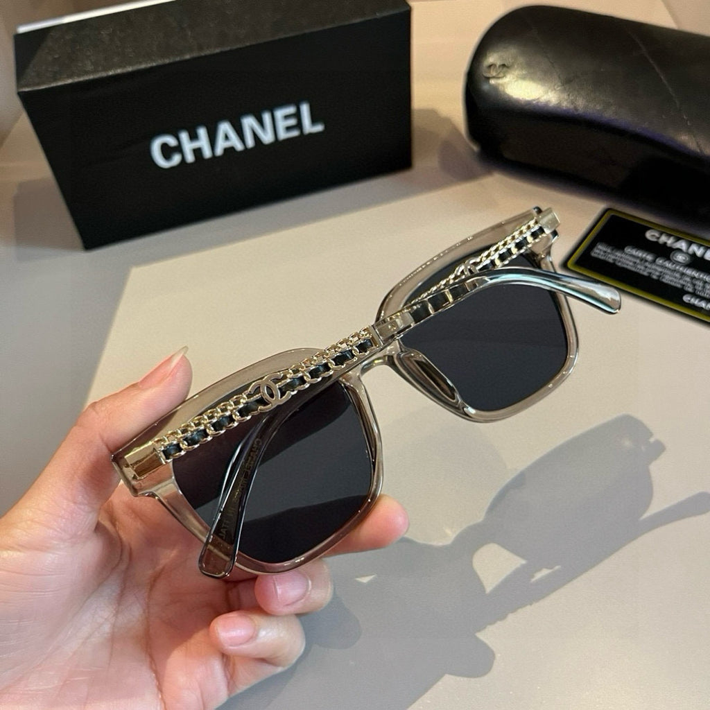 Chanel Square Gold Lens Sunglasses for Men & Women - 382277 - detail image 3