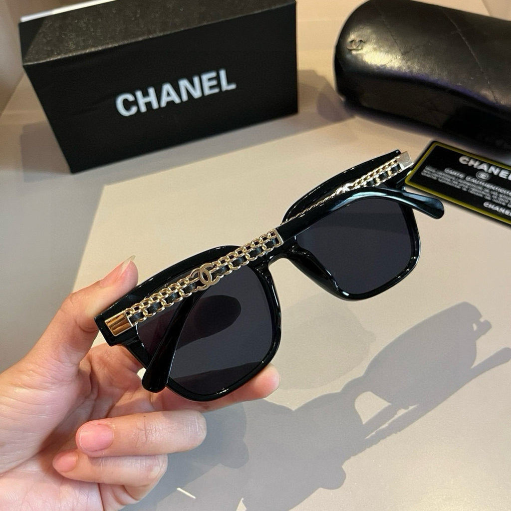 Chanel Square Black Lens Sunglasses for Men & Women - 382278 - detail image 5