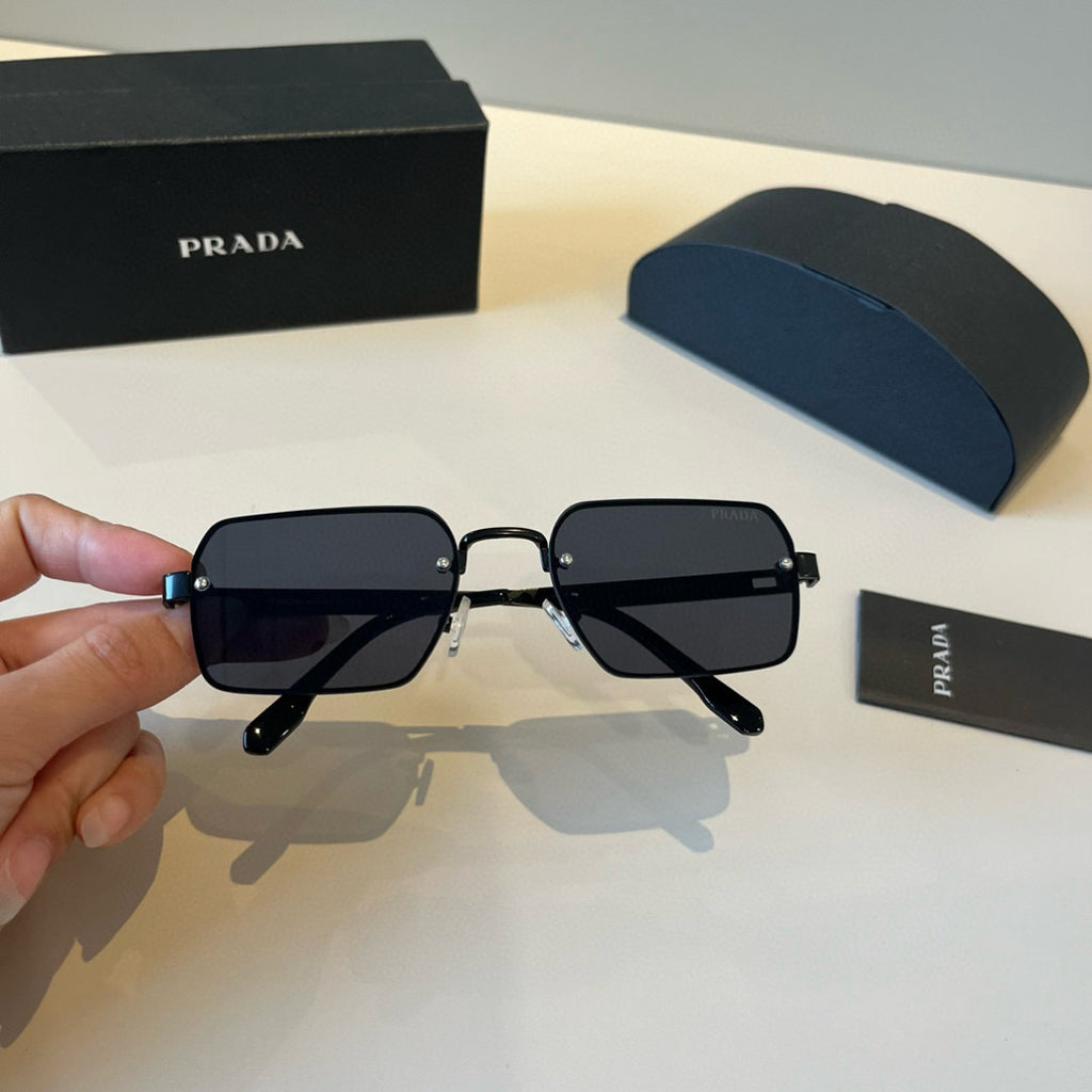 Prada Polarized Fashion Black Lens Sunglasses for Men - 382717 - detail image 5