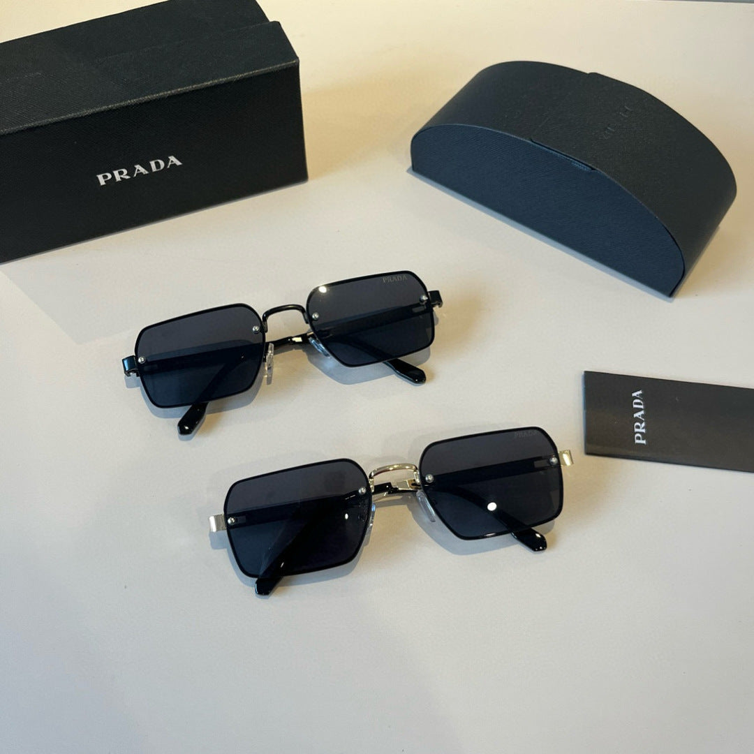 Prada Polarized Fashion Silver Lens Sunglasses for Men - 382718 - detail image 11
