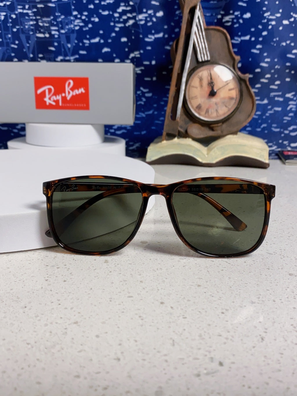 Ray-Ban RB1141 Oversized Black Lens Sunglasses for Men & Women - 158724 - detail image 9