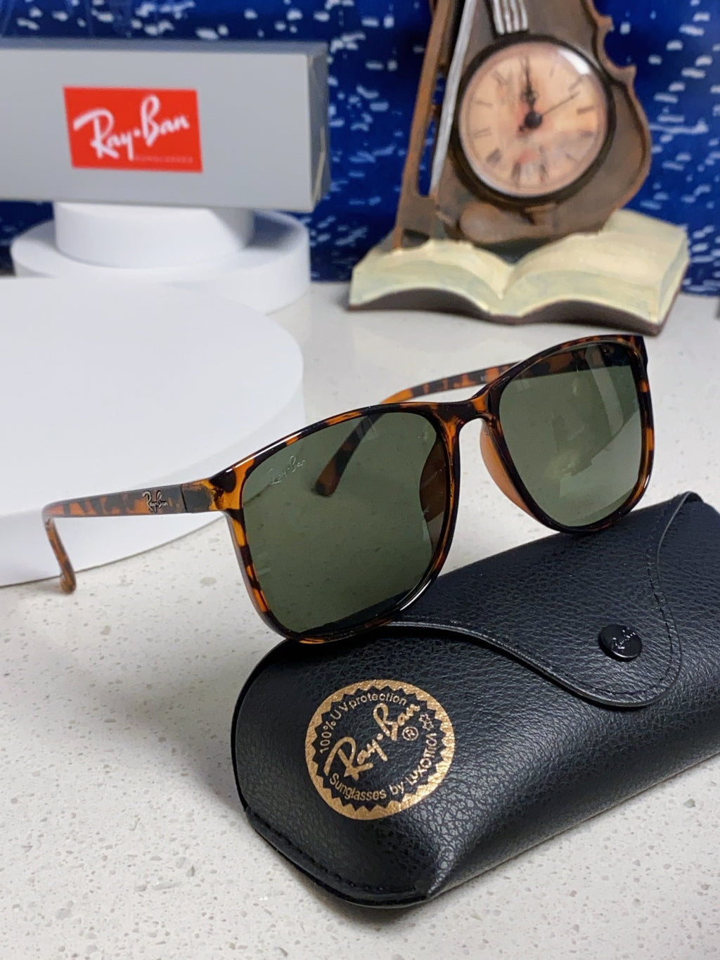 Ray-Ban RB1141 Oversized Black Lens Sunglasses for Men & Women - 399489 - detail image 10