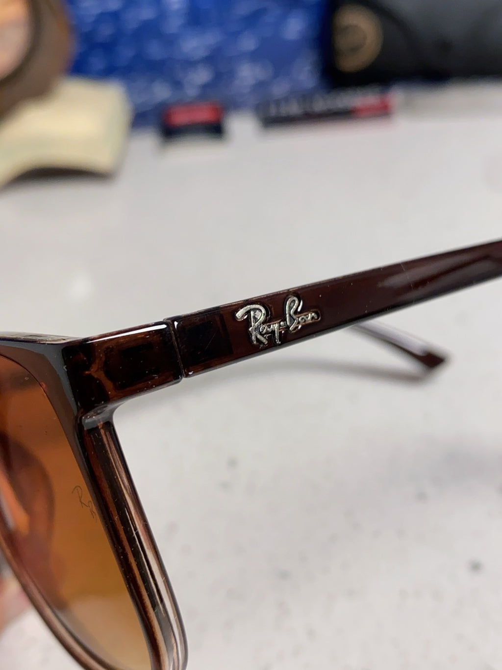 Ray-Ban RB1141 Oversized Brown Lens Sunglasses for Men & Women - 158725 - detail image 7