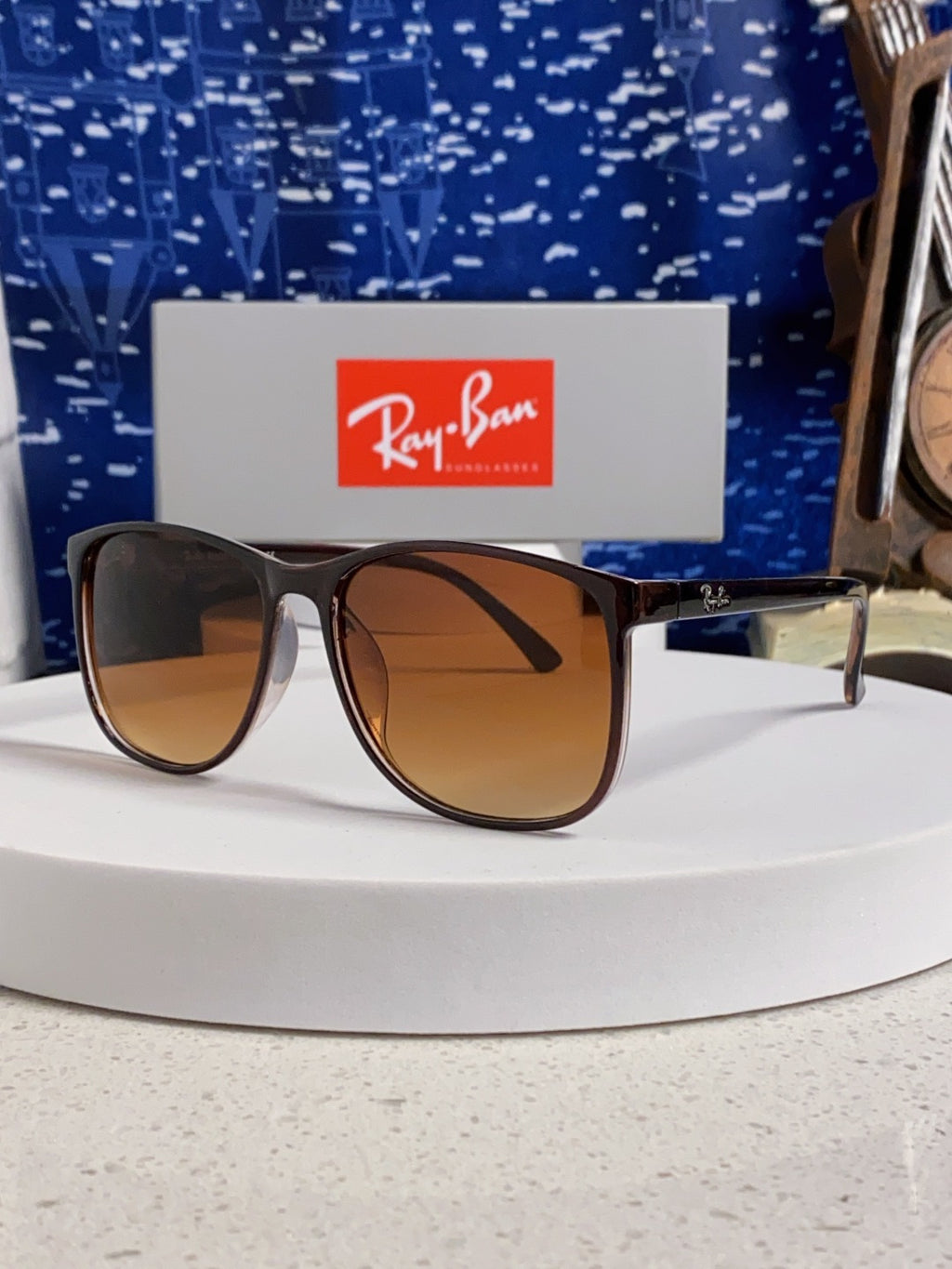 Ray-Ban RB1141 Oversized Brown Lens Sunglasses for Men & Women