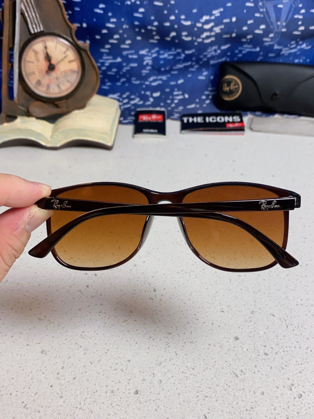 Ray-Ban RB1141 Oversized Brown Lens Sunglasses for Men & Women - 158725 - detail image 5