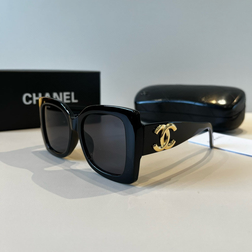Chanel Square Black Lens Sunglasses for Men & Women - 867015 - detail image 3