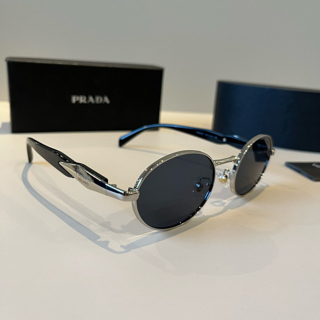 Prada Fashion Silver Lens Sunglasses for Men & Women - 372107