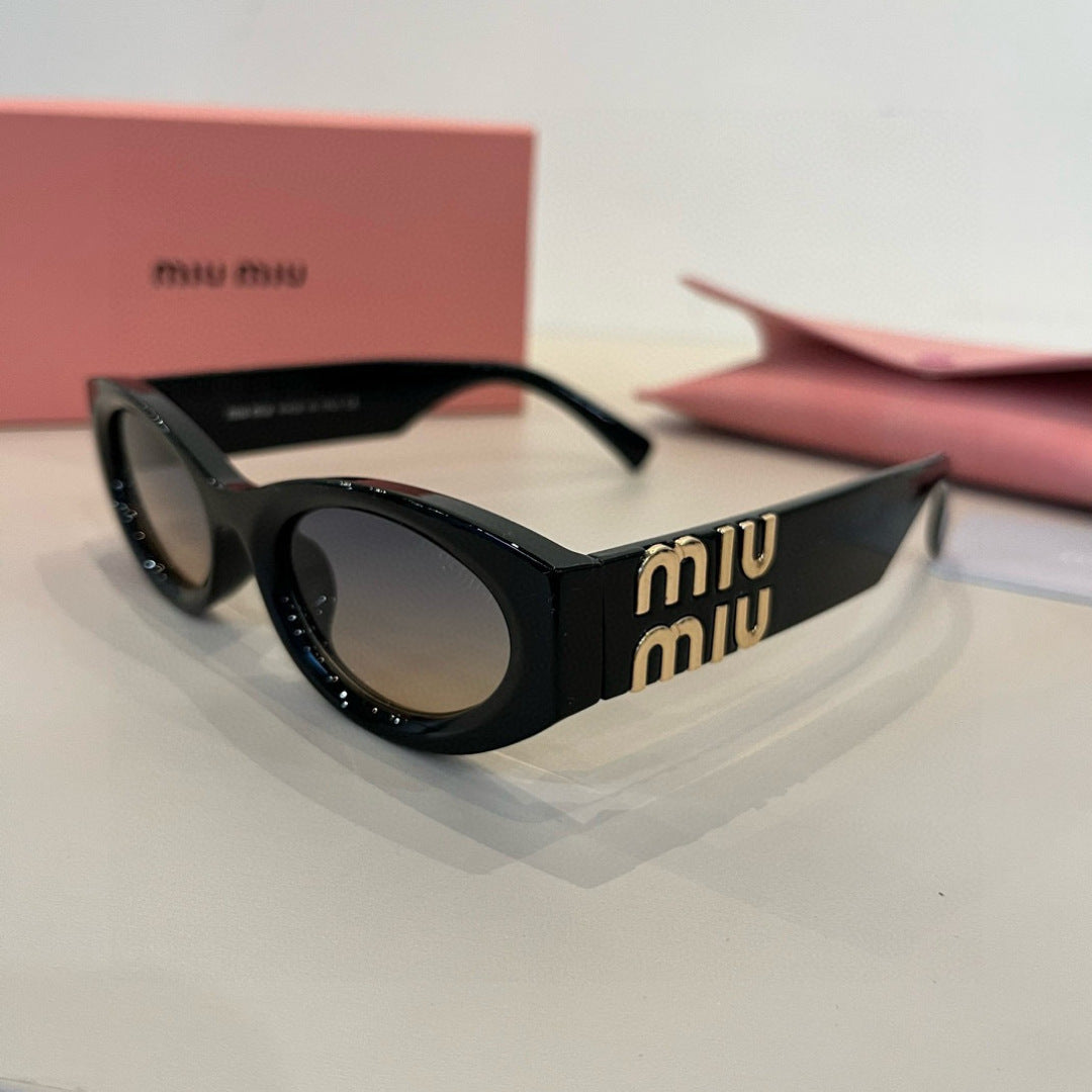 Miu Miu Cat-Eye Silver Lens Sunglasses for Men & Women - 372409 - detail image 3