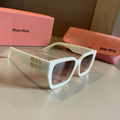 Miu Miu SMUO7S Square Brown Lens Sunglasses for Men & Women