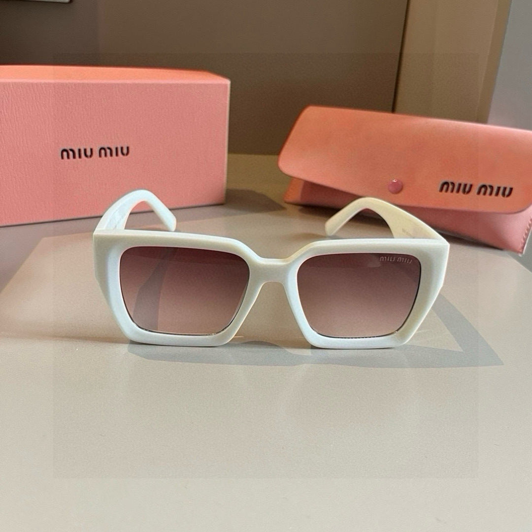 Miu Miu SMUO7S Square Brown Lens Sunglasses for Men & Women - 432586 - detail image 2