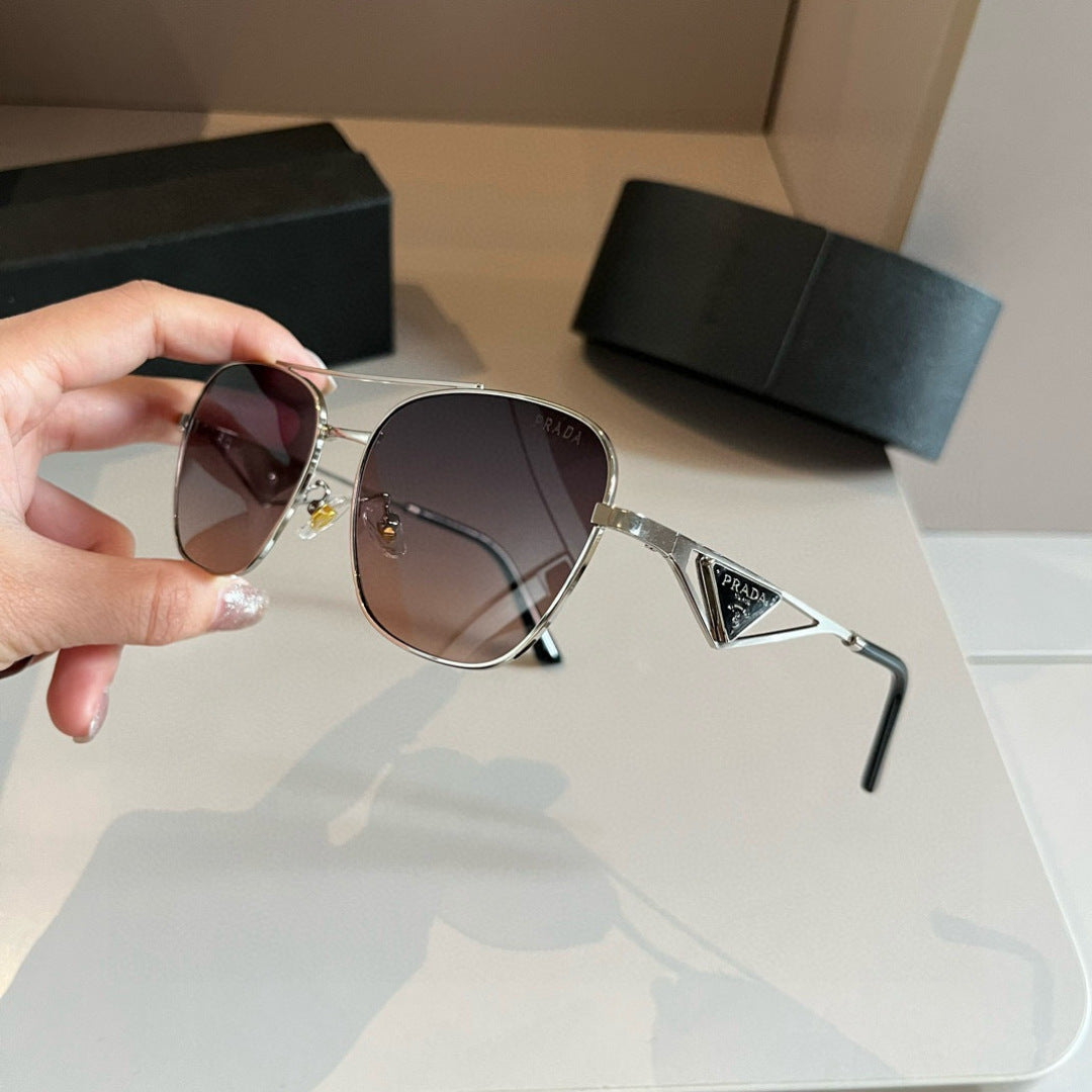 Prada Polarized Fashion Silver Lens Sunglasses for Men - 998133 - detail image 4