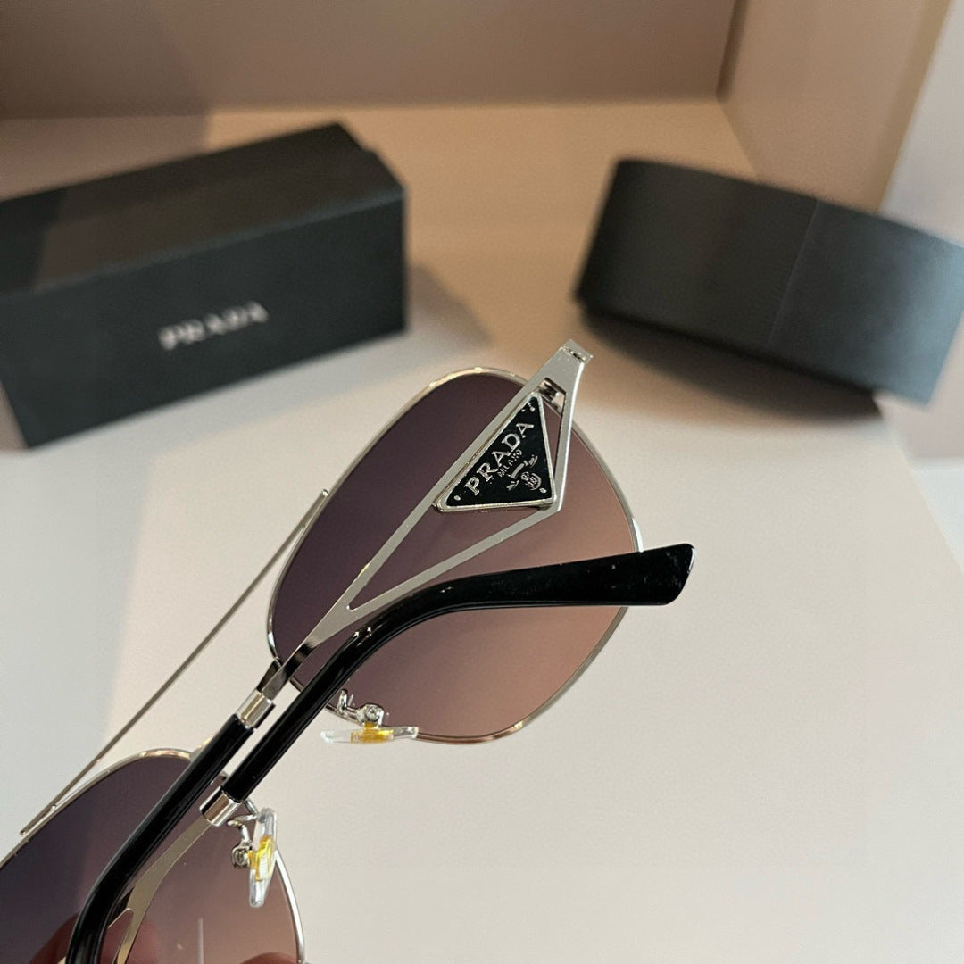 Prada Polarized Fashion Silver Lens Sunglasses for Men - 998133 - detail image 8