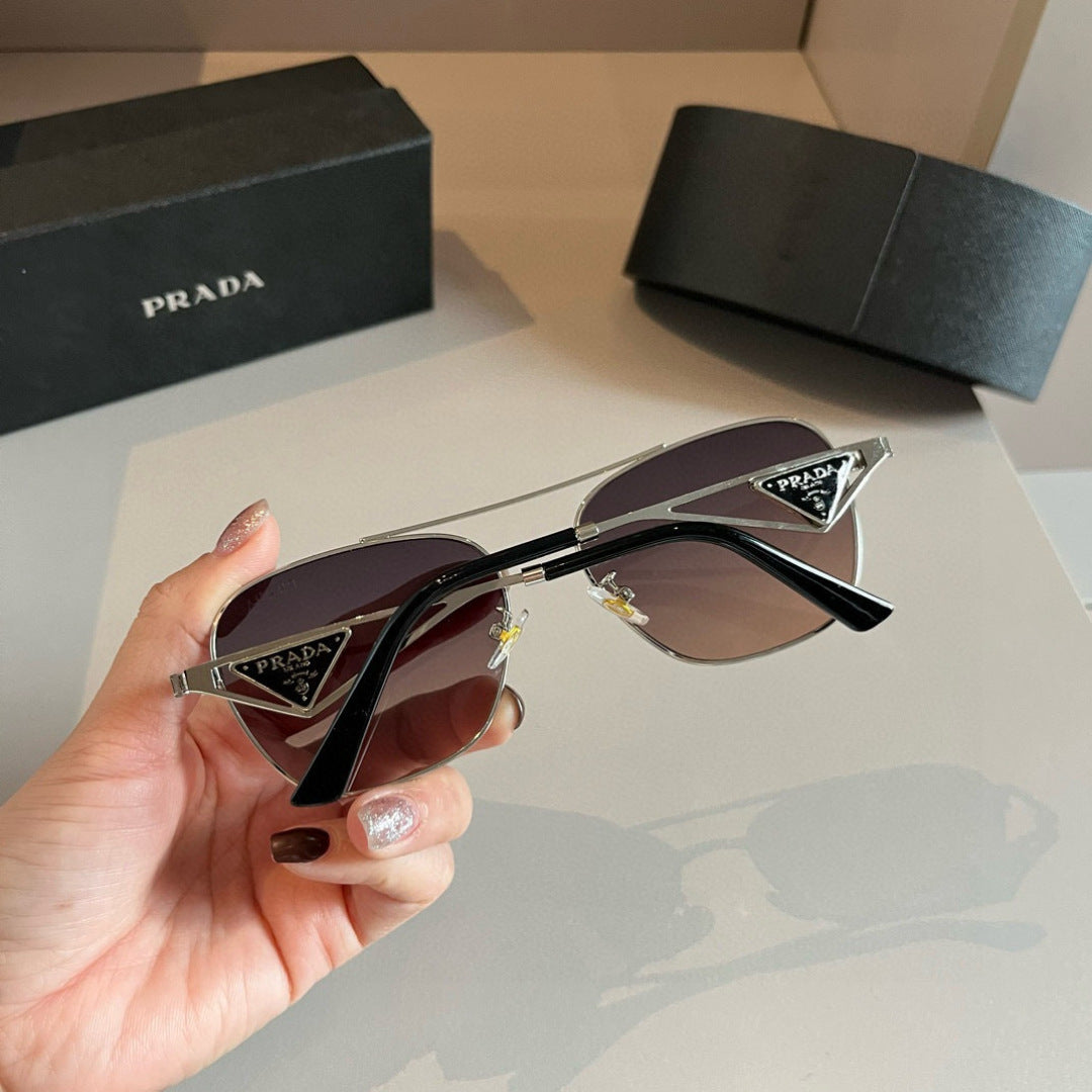 Prada Polarized Fashion Silver Lens Sunglasses for Men - 998133 - detail image 7
