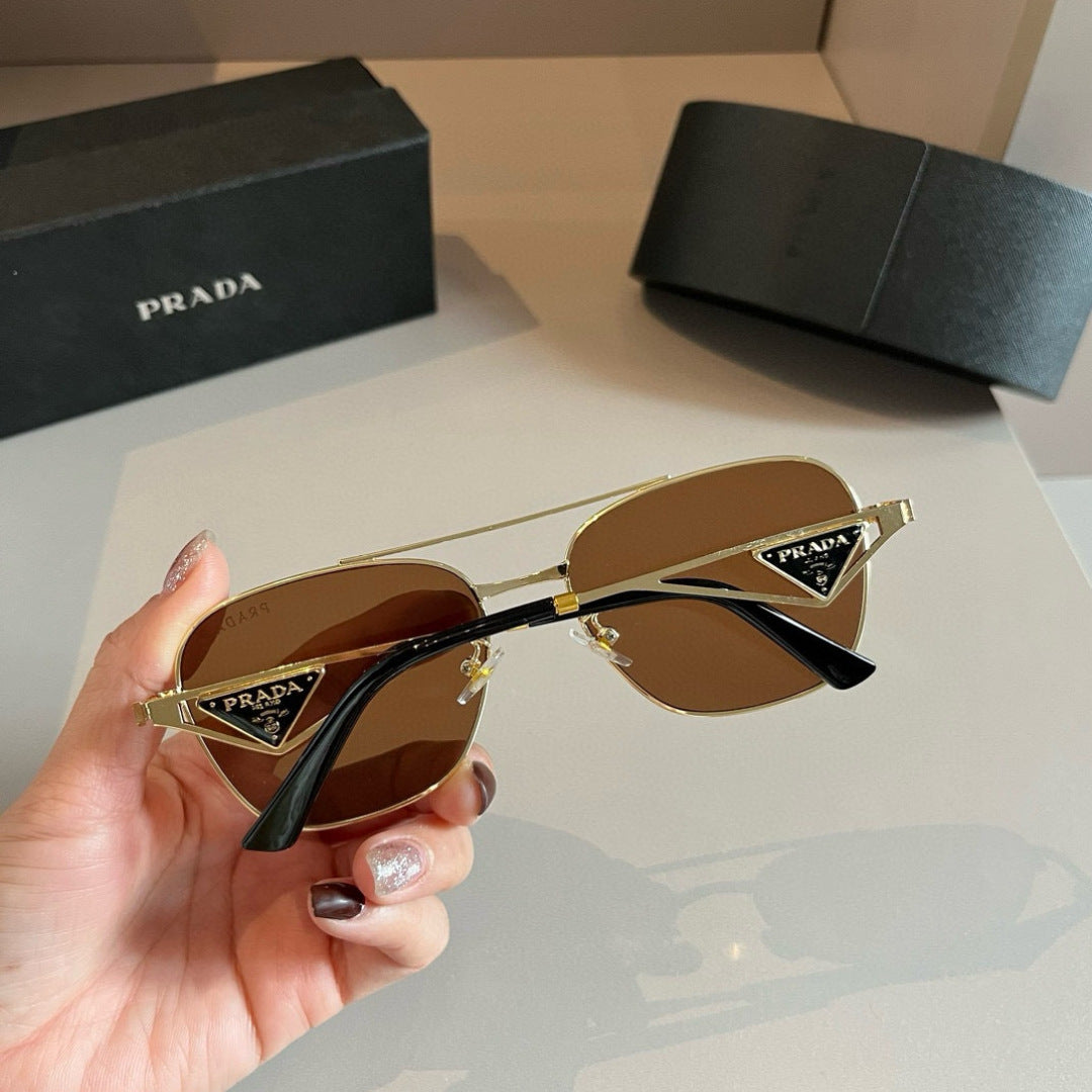 Prada Polarized Fashion Brown Lens Sunglasses for Men - 382650 - detail image 4